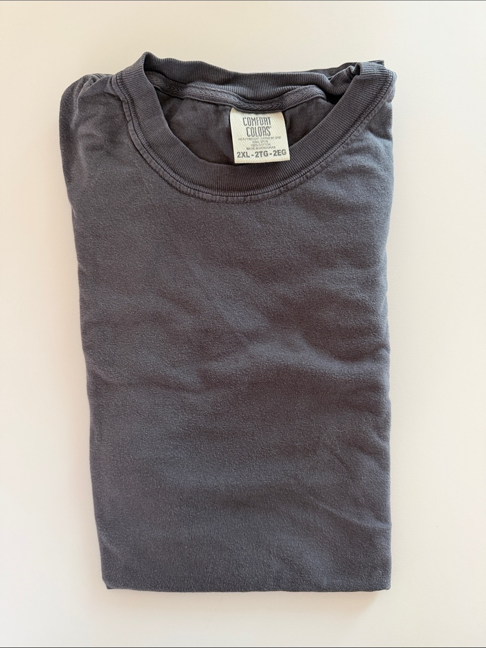Comfort Colors Men's Crewneck Sweater in Charcoal Gray